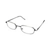 Calabria D-1 Metal Reading Glasses in Pewter Silver +2.00
