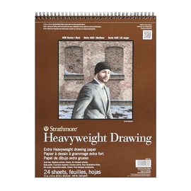 Strathmore 400 Series - Almohadilla de Dibujo Pesada, Superficie Media, 24 Hojas