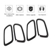 JeCar Inner Door Handle Decoration Ring ABS Interior Trim Cover