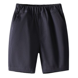 KISBINI Pantalones cortos de uniforme para niños, Azul Marino, 2 Años