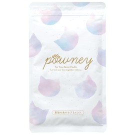 HUGME SHOP Powney Cat Supplement, 1.1 oz (30 g), Kidney, Urinary System, Bladder, Coat, Activated Carbon, Cranberry, Shell Powder