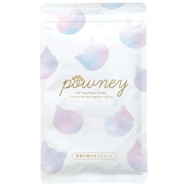 HUGME SHOP Powney Cat Supplement, 1.1 oz (30 g), Kidney, Urinary System, Bladder, Coat, Activated Carbon, Cranberry, Shell Powder