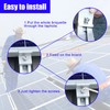 Pack of 12 Solar Panel Mount for Solar Panel, Z-Angle