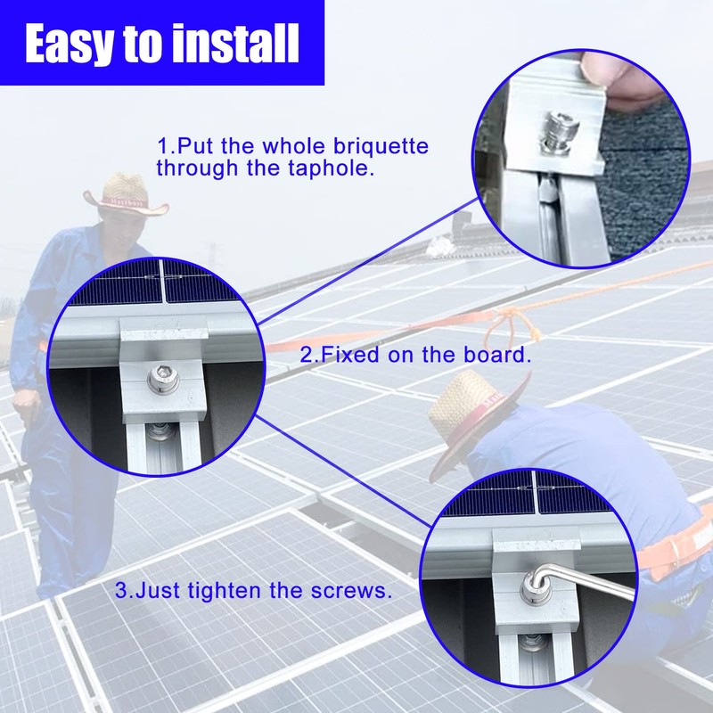 Pack of 12 Solar Panel Mount for Solar Panel, Z-Angle