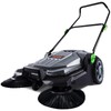 VEVOR Walk-Behind Hand Push Floor Sweeper with 25.6" Sweeping Width