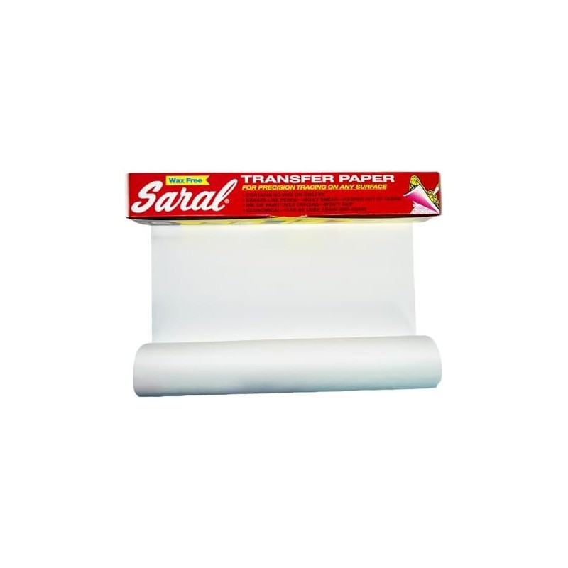 (White) - Saral Wax Free Transfer Paper - White -