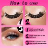 Veleasha Eyelashes Cat Eye Lashes Wispy False Eyelashes D Curl