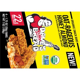 Dave's Killer Bread Bar Organic 4-Mp Oat Honey Almond 7 oz (Pack of 6)