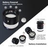 10X Illuminated Jewelers Loupe Magnifier with Interchangeable Reticle Scale, LED
