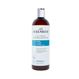 Curlsmith - Souffl de estilo definidor de rizos - Gel vegano de agarre medio para cabello ondulado, rizado y enrollado (16 onzas)                     