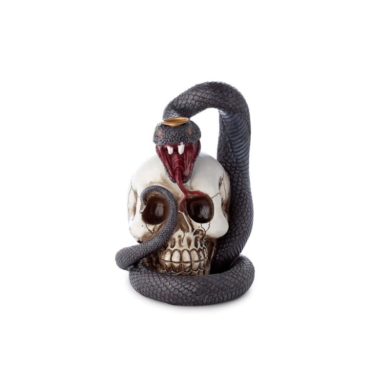 Puckator Snake and Skull Backflow Incense Burner - Home Zen