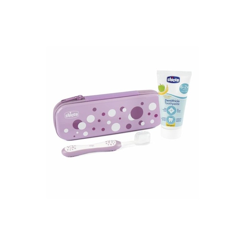 Chicco Set de Cuidado Oral Lila 6 a 36 M