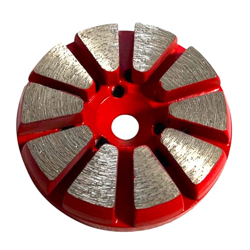 10 Segments #120/150 Diamond Grinding Disc for Polar Magnetic and