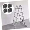 OSALADI 4pcs Non-Slip Ladder Feet Covers Durable Ladder Leg Pads