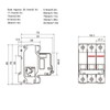 3P DC Circuit Breaker 6000A Breaking Capacity Mini Safety Circuit