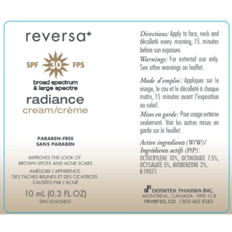 Reversa Radiance Cream SPF 30