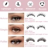 Meylora Magnetic Lashes, Reusable No Glue Needed Eyelashes Kit with
