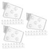 COHEALI 3sets Fridge Dividers Refrigerator Side Door Organizers Durable Storage