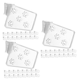 COHEALI 3sets Fridge Dividers Refrigerator Side Door Organizers Durable Storage Bin Partitions for Food Drinks Multi Functional Compartment Separator 30pcs*3