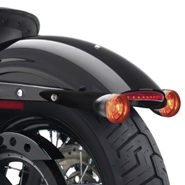 XMT-MOTO Turn Signals Extension License Plate Kit Fit For Harley Softail Heritage 2000-2023,Gloss Black