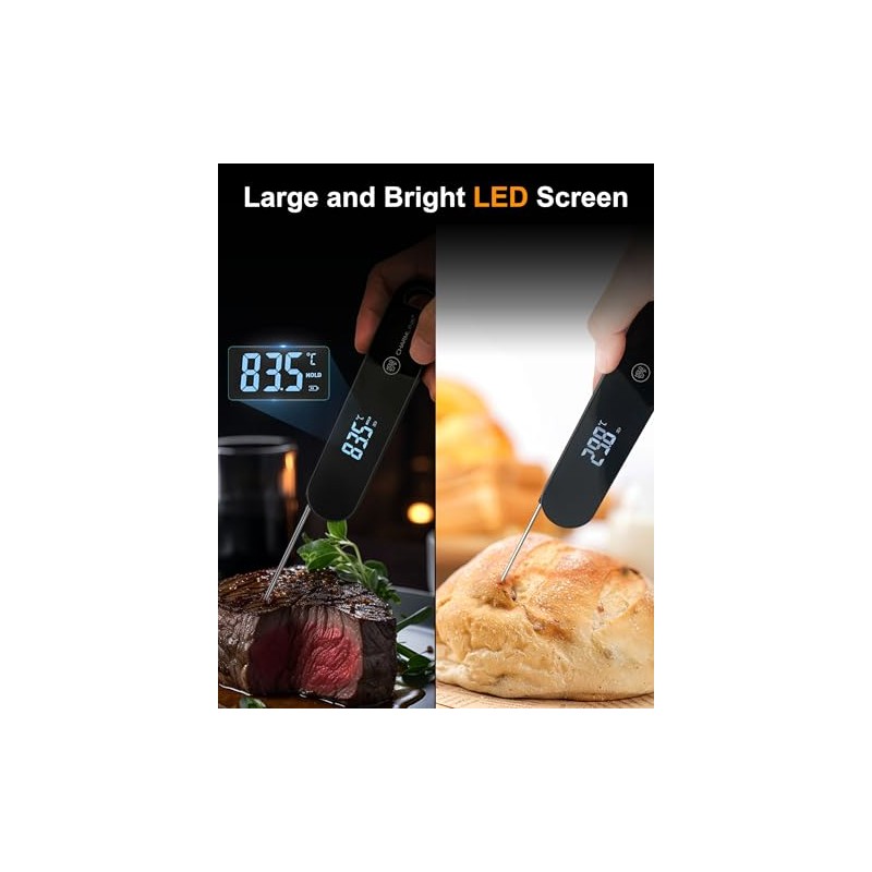 Termómetro Profesional de Carne Digital, Termómetro de Cocina de Alta