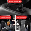 WEILONGB 2PCS Car Seat Back Double Hook,Leather Car Seat Back