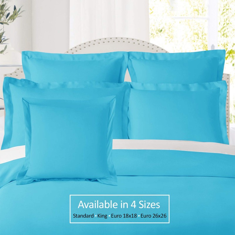 Nestl Bedding Soft Pillow Shams Set of 2 - Double