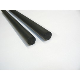2 pcs Carbon Stirring Rod Graphite Mixing 5/8" - 15.90mm Diameter Thick x 12" - 300mm Long for Gold and Silver Melting