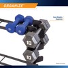 Marcy Compact Dumbbell Rack Free Weight Stand for Home Gym