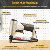 Meite 22GA 3/8 in Crown Industrial Fine Wire Stapler with