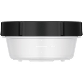 Thermos KC-RA300 BK My Food Container, Round, 10.1 fl oz (300 ml), Black