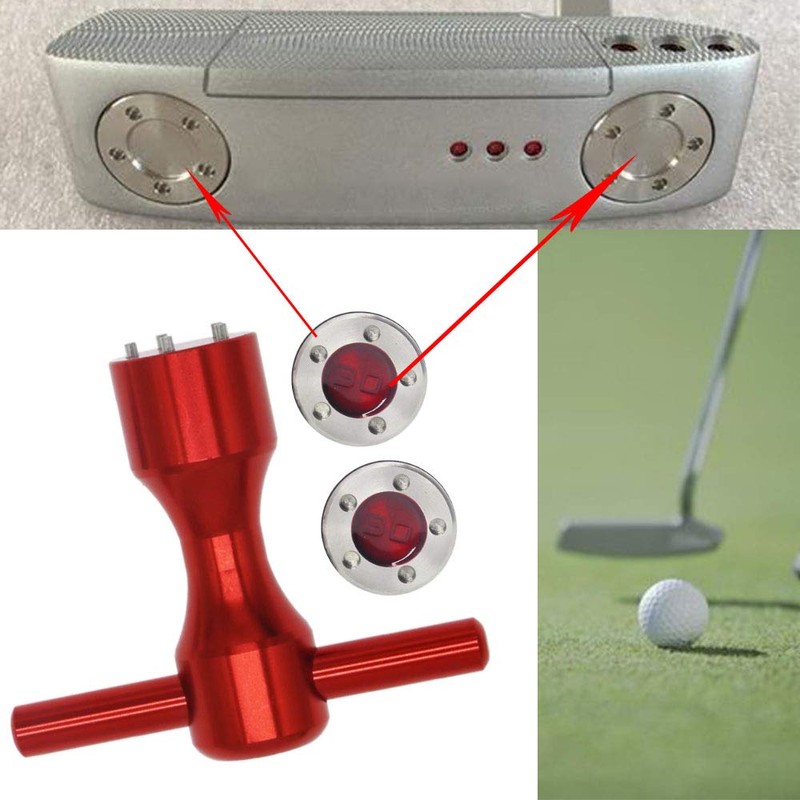 HISTAR - Pesas personalizadas para golf (2 unidades, incluye llave
