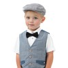 Bskifnn Velvet Kids Bow Tie Classic Solid Color Bow Tie