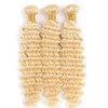 613 Blonde Deep Curly Bundles Human Hair Honey Blonde Bundles