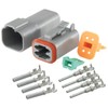 Deutsch 4-Pin Connector Kit with Housing, Pins & Seals Crimp