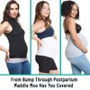 Maddie Moo Belly Band Seamless Maternity and Postpartum Shirt Extenders,