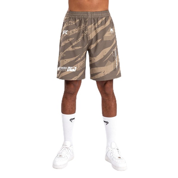 Venum UFC Adrenaline Fight Week Performance Men's Shorts, Desert Camo