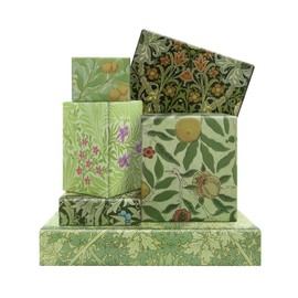 6 Pieces Floral Wrapping Papers for Women Men, Flowers Vines Fruits Plant Theme Pretty Gift Wrap Vintage Classic Bridal Shower Wedding Folded Flat Art Sheets Paper Gift Packing - 20 x 27 Inches