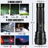 Flashlights LED High Lumens Rechargeable, High Lumen Super Bright Flashlight,
