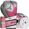 Mytra Fusion MY TECH Boxing Gloves Synthetic Leather SL1 (Pink,