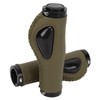 Artificial Leather Bicycle Grips Liquid Silicone Palm Pad Shock Absorption