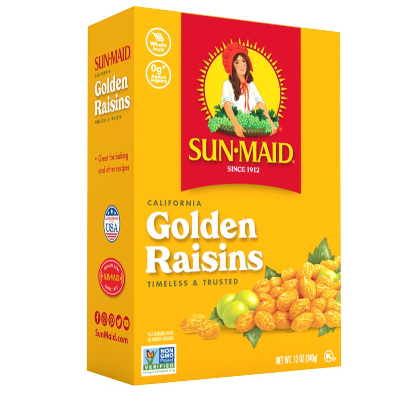 Sun-Maid California Golden Raisins - 12 oz Sharing-Size Box -