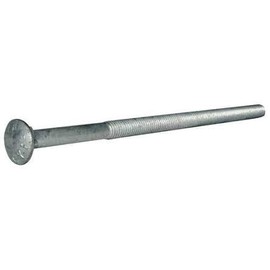 3/4"-10 x 14" Hot Dipped Galvanized Carriage Bolt, Grade A, 6" of Thread, Quantity 10 - by Fastener Depot, LLC