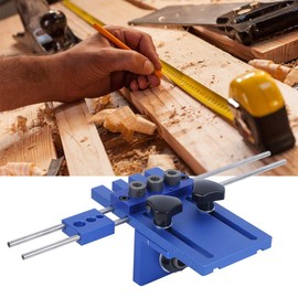 Fastening Kit Woodworking Hole Locator, Woodworking Drill Guide Tool, 08450 Practical Guiding Woodworking Punching for Positioning Wood Processing