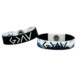 Free Luma God's Greater than the Highs and Lows Daily Bible Verse Bracelet (Small)