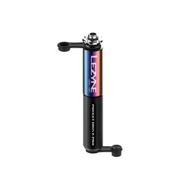 LEZYNE Pocket Drive Pro Bicycle Hand Pump, Air Pump, Presta Type, Schrader Type, 5.5 inches (14 cm), Neo Metallic Black