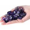 GUJOXILA Purple Agate Heart Made of Stone Natural Stone Healing