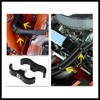 Hihaha 4pcs Black AN10 19mm Car Hose Separator Clamp Adapter