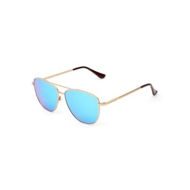 HAWKERS LAX Sunglasses for Men and Women, Turquoise blue polarised · gold
