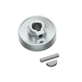 Belt Drive Contractor Table Saw 2 1/2" Pulley with Keys Compatible with Sears Craftsman 10" Contractor Table Saw, for 5/8" Arbor or Pulley Shaft, fit with Craftman Table Saw Belt Parts